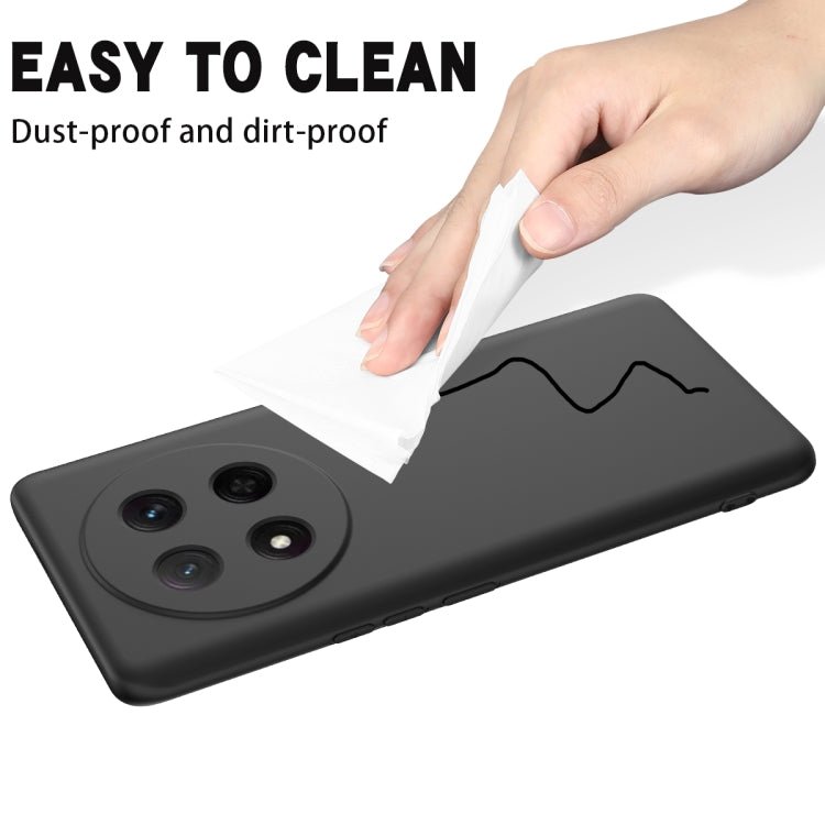 For Honor X9c / X60 Pro 5G Solid Color Liquid Silicone Dropproof Full Coverage Phone Case(Black) - free shipping - PMC TechLife - Order now!