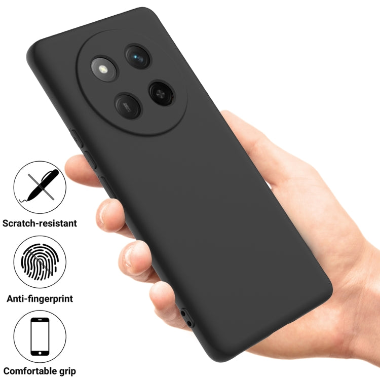 For Honor X60 Pro Solid Color Liquid Silicone Dropproof Full Coverage Phone Case(Black) - free shipping - PMC TechLife - Order now!