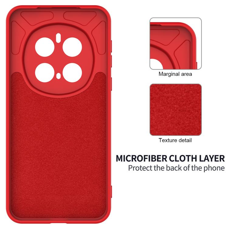 For Honor Magic7 Pro Solid Color Liquid Silicone Dropproof Full Coverage Phone Case(Red) - free shipping - PMC TechLife - Order now!