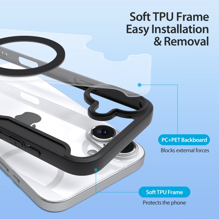 For iPhone 16 DUX DUCIS Skin X Pro Series Magsafe PC + TPU Phone Leather Case(Black) - iPhone 16 Cases by DUX DUCIS | Online Shopping South Africa | PMC TechLife | Buy Now Pay Later Mobicred