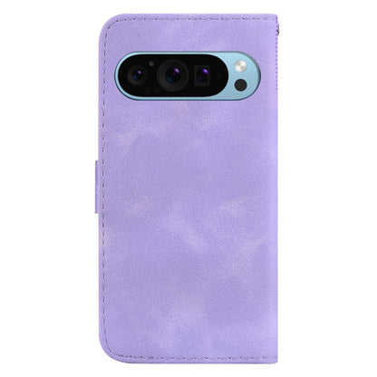 For Google Pixel 9 Pro 7-shaped Embossed Leather Phone Case(Purple) - Google Cases by PMC Jewellery | Online Shopping South Africa | PMC Jewellery | Buy Now Pay Later Mobicred