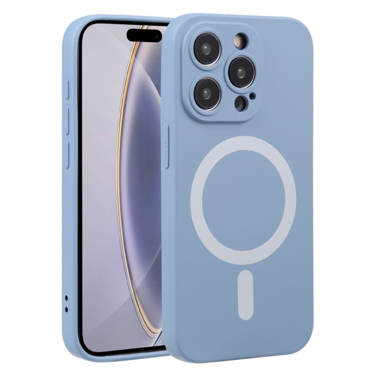 For iPhone 16 Pro Max Liquid Silicone Magsafe Phone Case(Lavender Grey) - iPhone 16 Pro Max Cases by PMC Jewellery | Online Shopping South Africa | PMC Jewellery | Buy Now Pay Later Mobicred