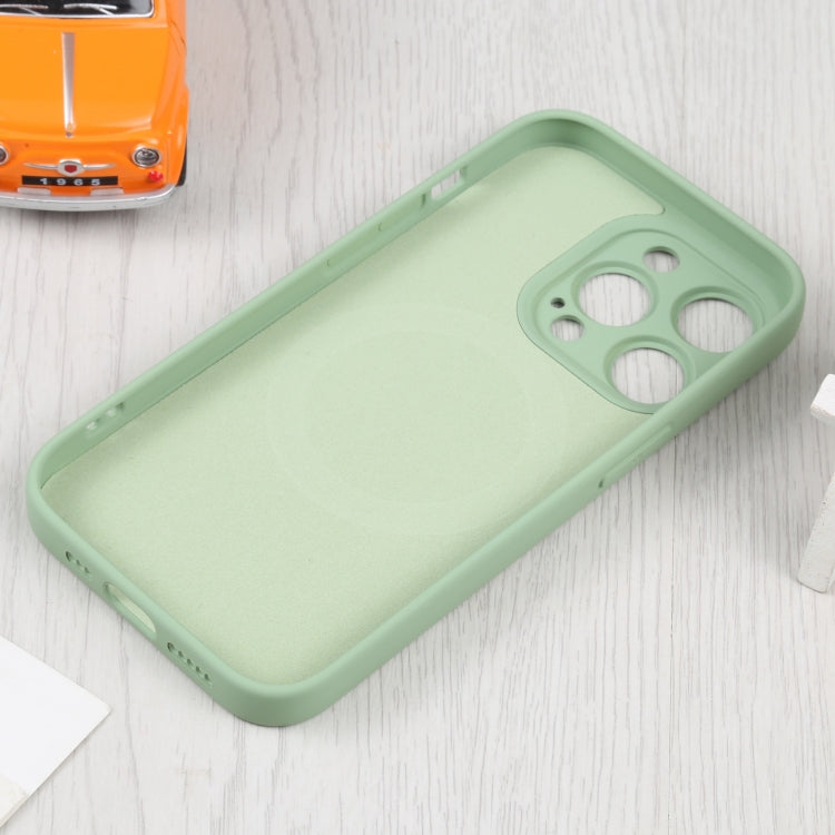 For iPhone 16 Liquid Silicone Magsafe Phone Case(Green) - iPhone 16 Cases by PMC Jewellery | Online Shopping South Africa | PMC Jewellery | Buy Now Pay Later Mobicred