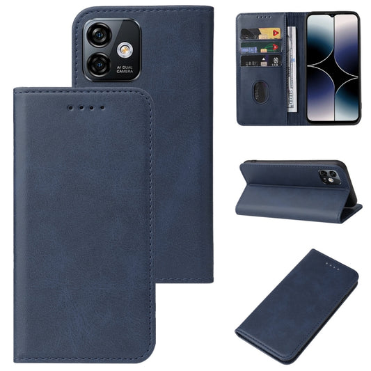 For Ulefone Note 16 Pro Magnetic Closure Leather Phone Case(Blue) - Ulefone Cases by PMC Jewellery | Online Shopping South Africa | PMC Jewellery | Buy Now Pay Later Mobicred