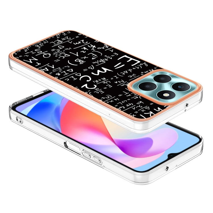For Honor X6a Electroplating Marble Dual-side IMD Phone Case(Equation) - free shipping - PMC TechLife - Order now!