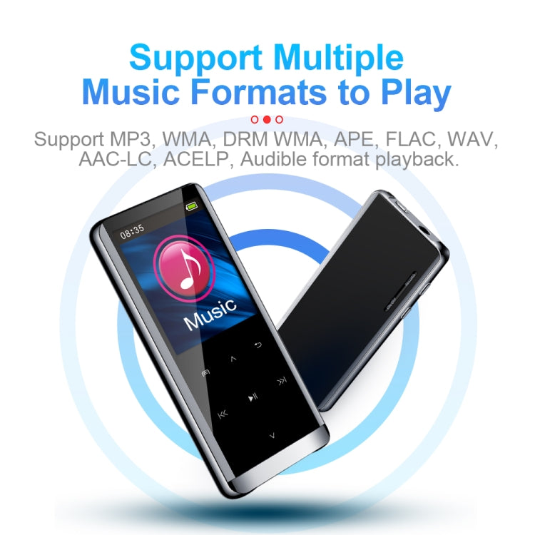 JNN M13 1.8 Inch LCD Screen Touch HiFi MP3 Player, Memory:8GB(Without Bluetooth) - MP3 Player by JNN | Online Shopping South Africa | PMC TechLife | Buy Now Pay Later Mobicred