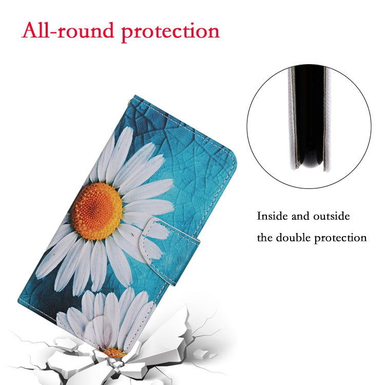 For iPhone 16 Plus 3D Colored Drawing Flip Leather Phone Case(Chrysanthemum) - iPhone 16 Plus Cases by PMC Jewellery | Online Shopping South Africa | PMC Jewellery | Buy Now Pay Later Mobicred