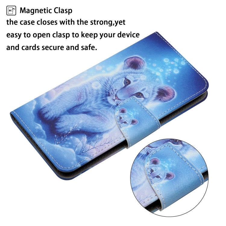 For iPhone 16 3D Colored Drawing Flip Leather Phone Case(Leopard) - iPhone 16 Cases by PMC TechLife | Online Shopping South Africa | PMC TechLife | Buy Now Pay Later Mobicred
