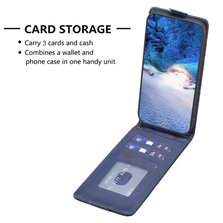 For Xiaomi 13 Pro Diamond Lattice Vertical Flip Leather Phone Case(Blue) - 13 Pro Cases by PMC Jewellery | Online Shopping South Africa | PMC Jewellery | Buy Now Pay Later Mobicred