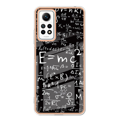 For Xiaomi Redmi Note 12 Pro 4G Global Electroplating Marble Dual-side IMD Phone Case(Equation) - Xiaomi Cases by PMC Jewellery | Online Shopping South Africa | PMC Jewellery | Buy Now Pay Later Mobicred