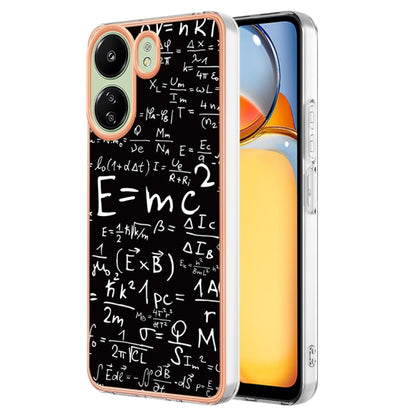 For Xiaomi Redmi 13C 4G Electroplating Marble Dual-side IMD Phone Case(Equation) - 13C Cases by PMC Jewellery | Online Shopping South Africa | PMC Jewellery | Buy Now Pay Later Mobicred