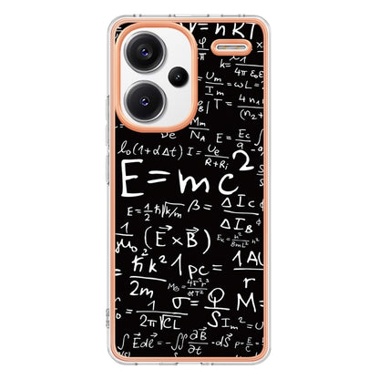 For Xiaomi Redmi Note 13 Pro+ 5G Electroplating Marble Dual-side IMD Phone Case(Equation) - Note 13 Pro+ Cases by PMC Jewellery | Online Shopping South Africa | PMC Jewellery | Buy Now Pay Later Mobicred