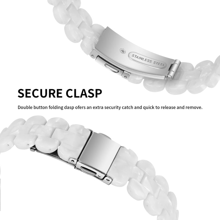 For Fitbit Inspire 3 Oval Resin Replacement Watch Band(White) - Watch Bands by PMc TechLife | Online Shopping South Africa | PMc TechLife | Buy Now Pay Later Mobicred
