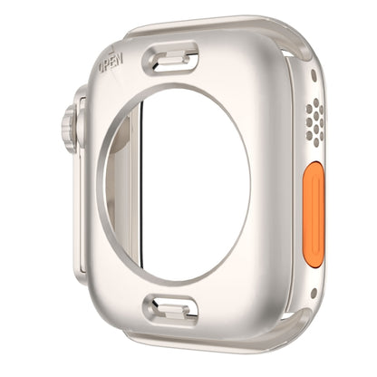 For Apple Watch Series 6 / 5 / 4 / SE 44mm Change to Ultra 49mm Waterproof All-Inclusive Film Hybrid PC Watch Case(Starlight Silver) - Watch Cases by PMC Jewellery | Online Shopping South Africa | PMC Jewellery | Buy Now Pay Later Mobicred