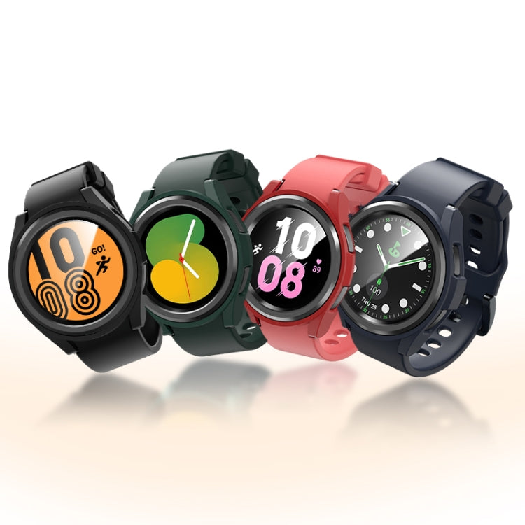 For Samsung Galaxy Watch 6 Classic 43mm Half-inclusive PC Watch Protective Case(White) - Watch Cases by PMC TechLife | Online Shopping South Africa | PMC TechLife