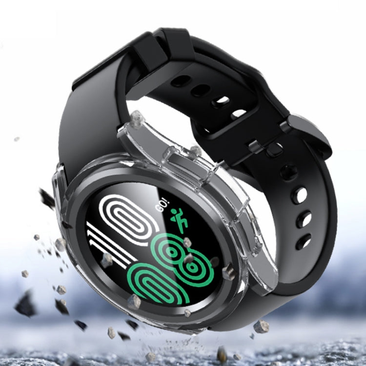 For Samsung Galaxy Watch 6 Classic 47mm Half-inclusive PC Watch Protective Case(Silver) - Watch Cases by PMC TechLife | Online Shopping South Africa | PMC TechLife