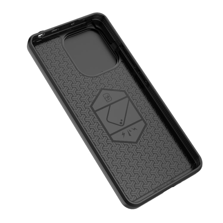 For Xiaomi Redmi Note 13 4G Global Sliding Camshield TPU + PC Shockproof Phone Case with Holder(Blue) - Note 13 Cases by PMC TechLife | Online Shopping South Africa | PMC TechLife | Buy Now Pay Later Mobicred