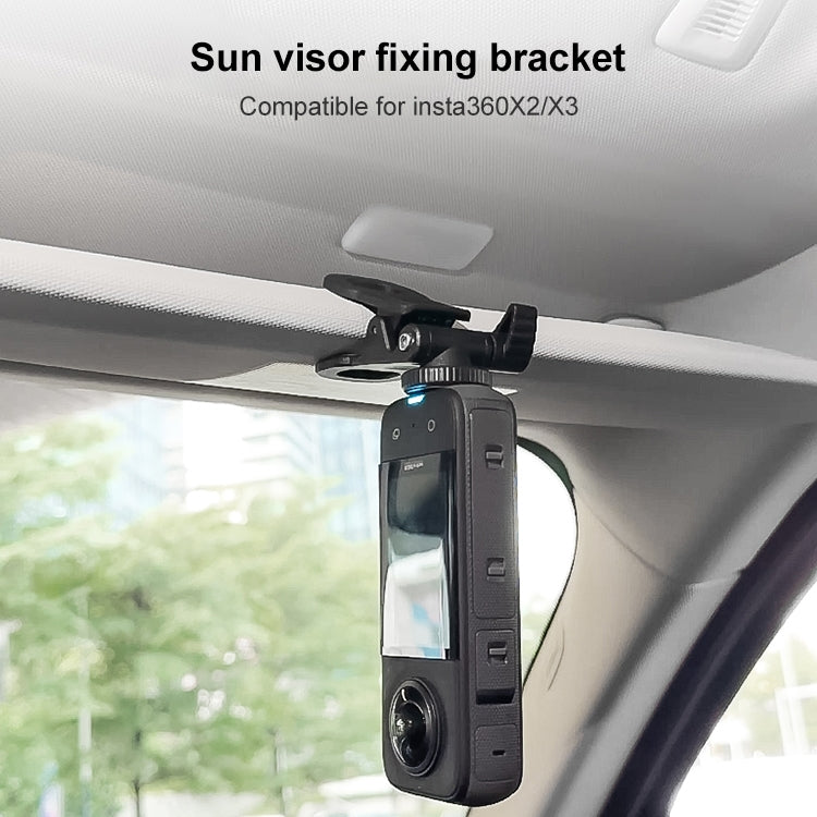 Car Sun Visor Bracket Type B Action Camera Mount - Car Holders by PMC TechLife | Online Shopping South Africa | PMC TechLife | Buy Now Pay Later Mobicred