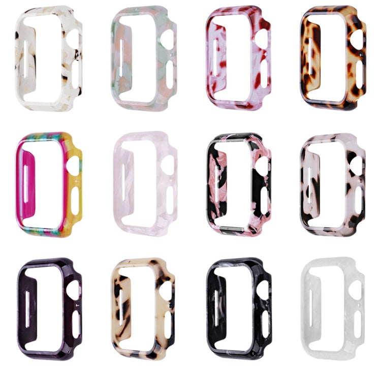 For Apple Watch Ultra 2 / Ultra 49mm Printed Resin PC Watch Case(Peach Pink) - Watch Cases by PMC Jewellery | Online Shopping South Africa | PMC Jewellery | Buy Now Pay Later Mobicred