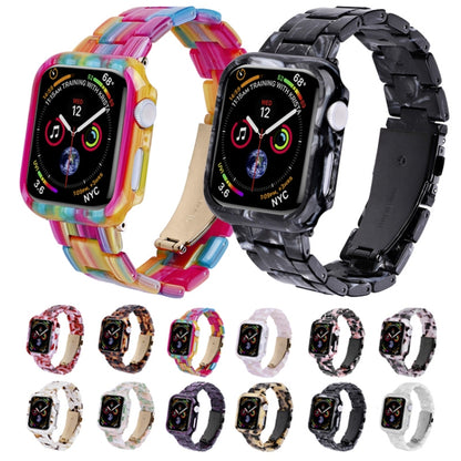 For Apple Watch Ultra 2 / Ultra 49mm Printed Resin PC Watch Band Case Kit(Nougat Color) - Watch Cases by PMC Jewellery | Online Shopping South Africa | PMC Jewellery | Buy Now Pay Later Mobicred