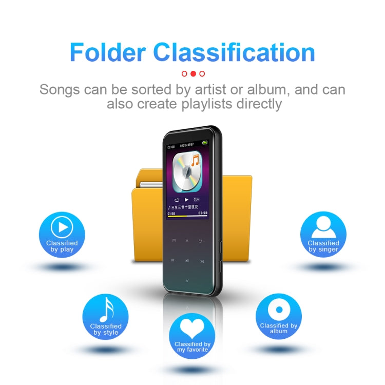 16GB M15 Multi-function Smart Voice Recorder MP3 Hifi Sound Music Player Walkman, Bluetooth Version - free shipping - PMC Jewellery - Order now!