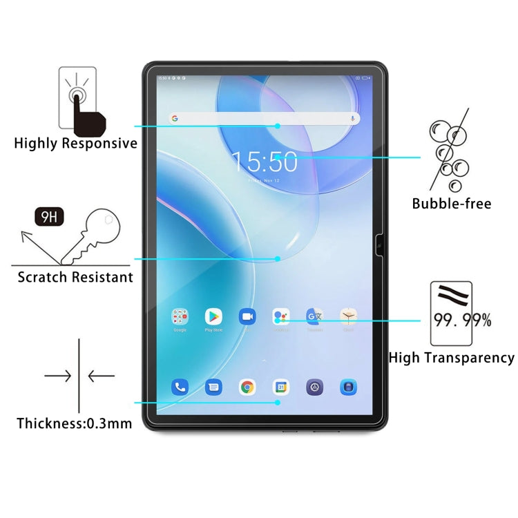 For Blackview Tab 10 Pro 9H 0.3mm Explosion-proof Tempered Glass Film - free shipping - PMC TechLife - Order now!