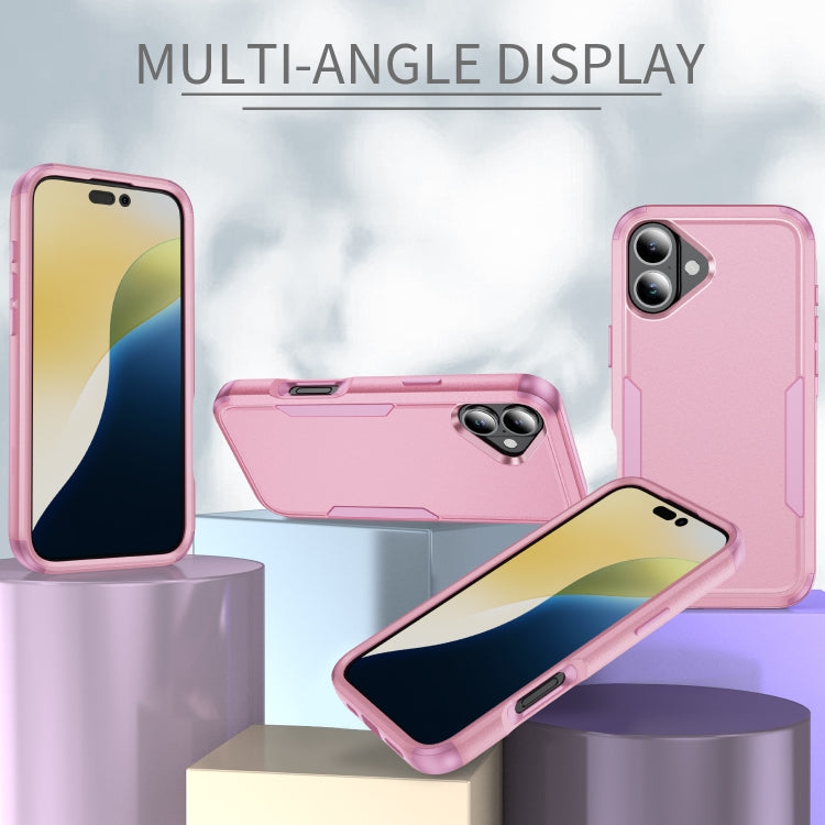For iPhone 16 Plus Commuter Shockproof TPU + PC Phone Case(Pink) - iPhone 16 Plus Cases by PMC TechLife | Online Shopping South Africa | PMC TechLife | Buy Now Pay Later Mobicred