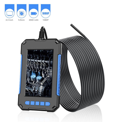 P40 5.5mm HD Blue Waterproof Portable Integrated Hand-held Vertical Screen Industry Endoscope, Length:10m(Hardwire) -  by PMC Jewellery | Online Shopping South Africa | PMC Jewellery | Buy Now Pay Later Mobicred