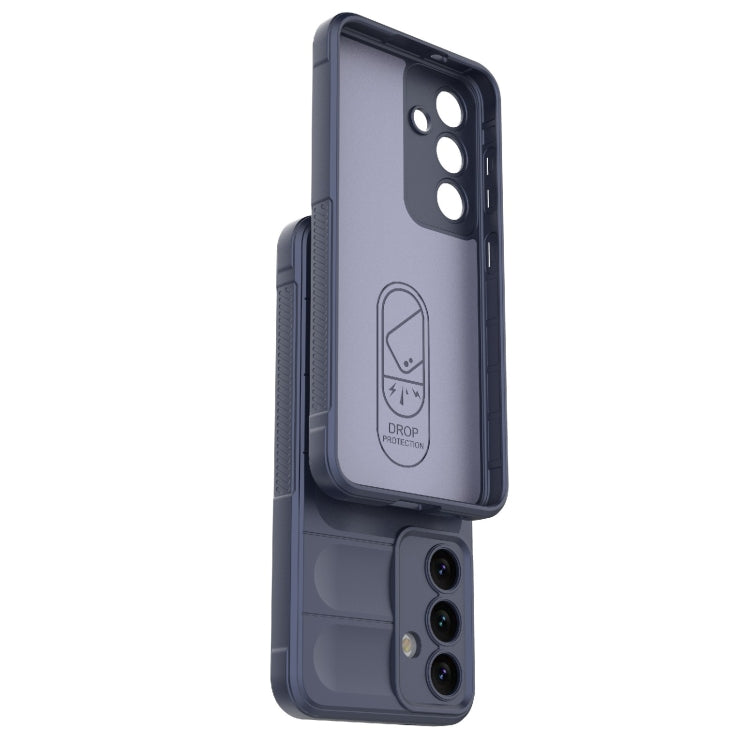For Samsung Galaxy S24 5G Magic Shield TPU + Flannel Phone Case(Grey) - Galaxy S24 5G Cases by PMC TechLife | Online Shopping South Africa | PMC TechLife