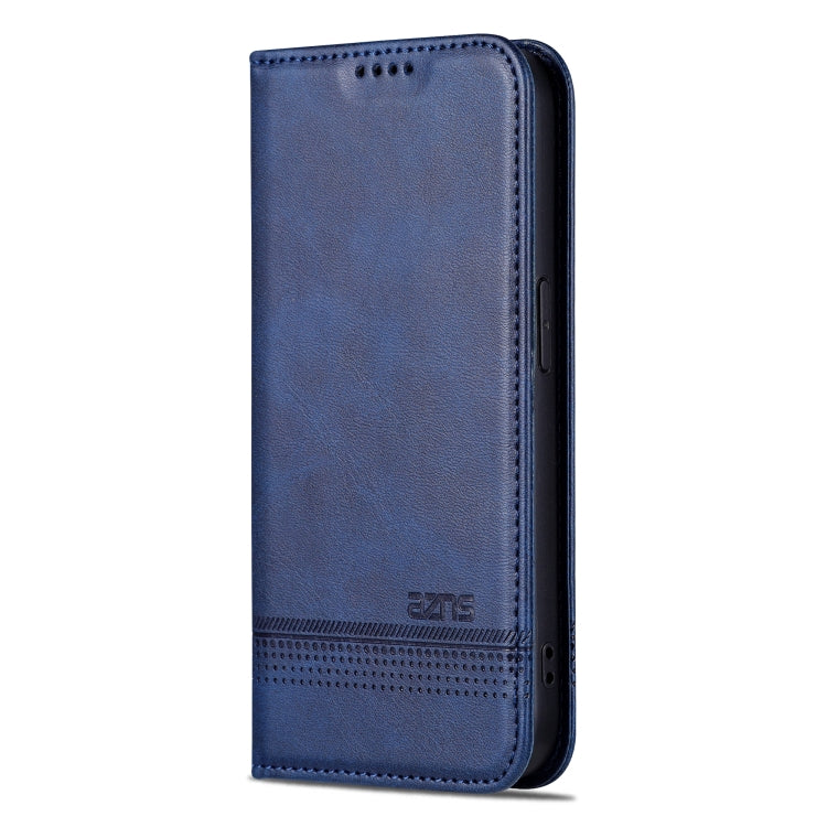 For iPhone 16 Pro Max AZNS Magnetic Calf Texture Flip Leather Phone Case(Dark Blue) - iPhone 16 Pro Max Cases by AZNS | Online Shopping South Africa | PMC Jewellery | Buy Now Pay Later Mobicred