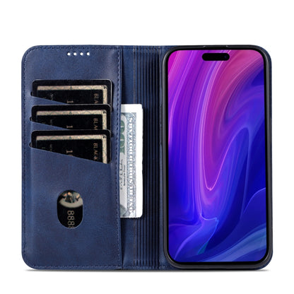 For iPhone 16 Pro Max AZNS Magnetic Calf Texture Flip Leather Phone Case(Dark Blue) - iPhone 16 Pro Max Cases by AZNS | Online Shopping South Africa | PMC Jewellery | Buy Now Pay Later Mobicred