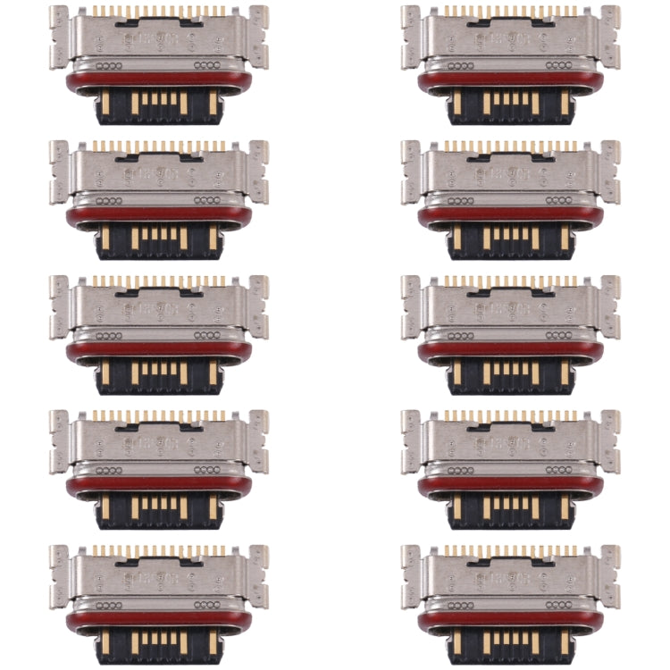 For Xiaomi Redmi 12 10 PCS Charging Port Connector - Tail Connector by PMC Jewellery | Online Shopping South Africa | PMC Jewellery | Buy Now Pay Later Mobicred
