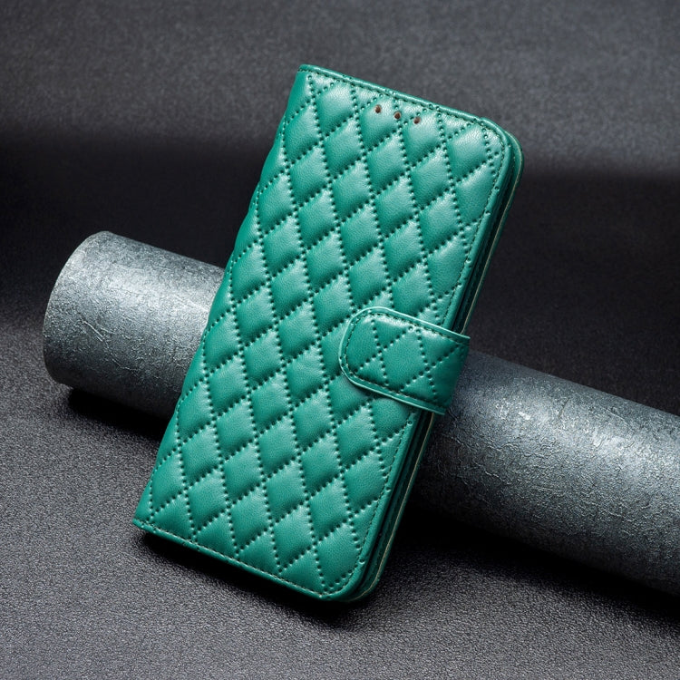 For OPPO Find X7 Diamond Lattice Wallet Leather Flip Phone Case(Green) - Find X7 Cases by PMC TechLife | Online Shopping South Africa | PMC TechLife | Buy Now Pay Later Mobicred