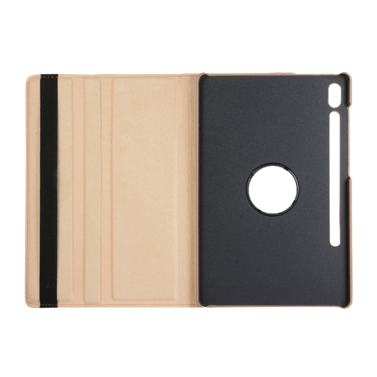 For Samsung Galaxy Tab S9 Ultra Litchi Texture 360 Degrees Rotation Holder Leather Tablet Case(Brown) - Galaxy Tab S9 Ultra Cases by PMC Jewellery | Online Shopping South Africa | PMC Jewellery | Buy Now Pay Later Mobicred