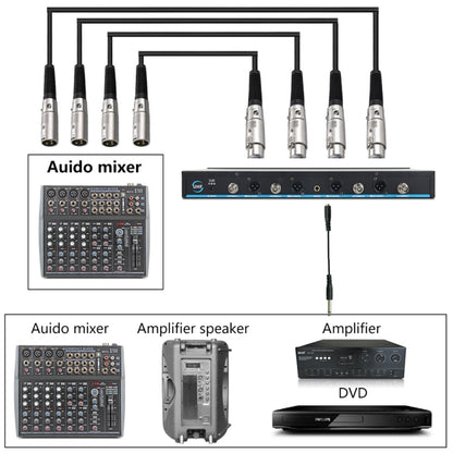 XTUGA A400-H Professional 4-Channel UHF Wireless Microphone System with 4 Handheld Microphone(US Plug) - Microphone by XTUGA | Online Shopping South Africa | PMC Jewellery | Buy Now Pay Later Mobicred