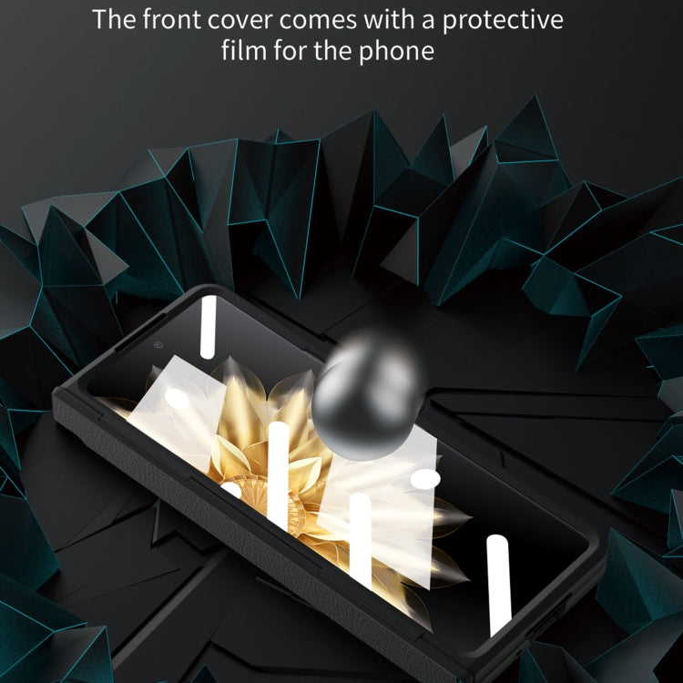 For Honor Magic V2 Shield Series Integrated Folding Phone Case(Light Gold) - Honor Cases by PMC TechLife | Online Shopping South Africa | PMC TechLife | Buy Now Pay Later Mobicred