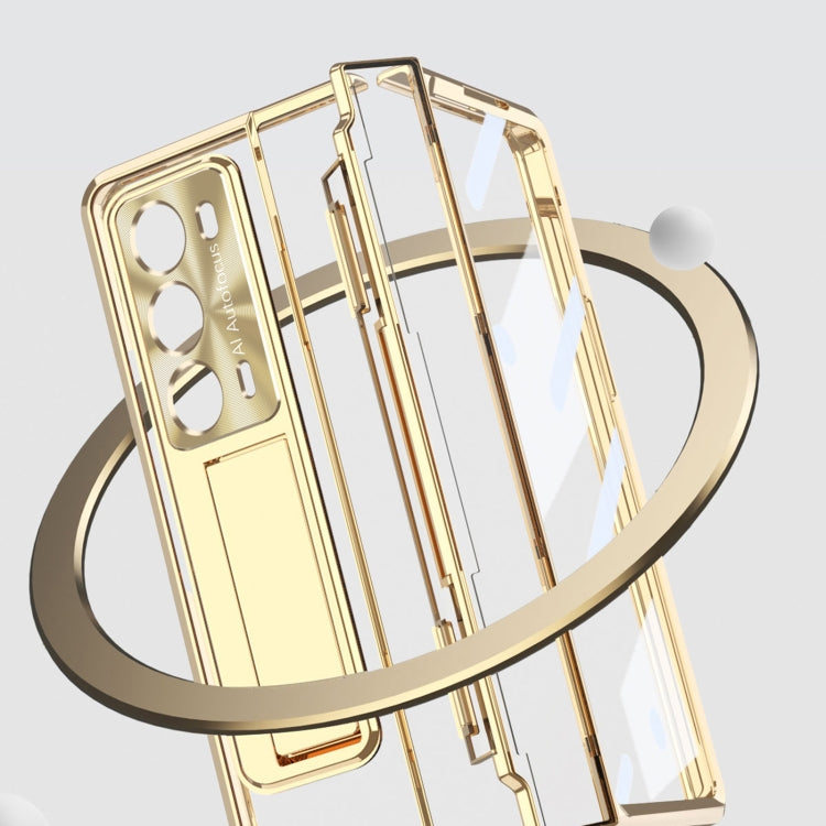 For Honor Magic V2 Phantom Armor Series Integrated Folding Phone Case(Gold) - Honor Cases by PMC TechLife | Online Shopping South Africa | PMC TechLife