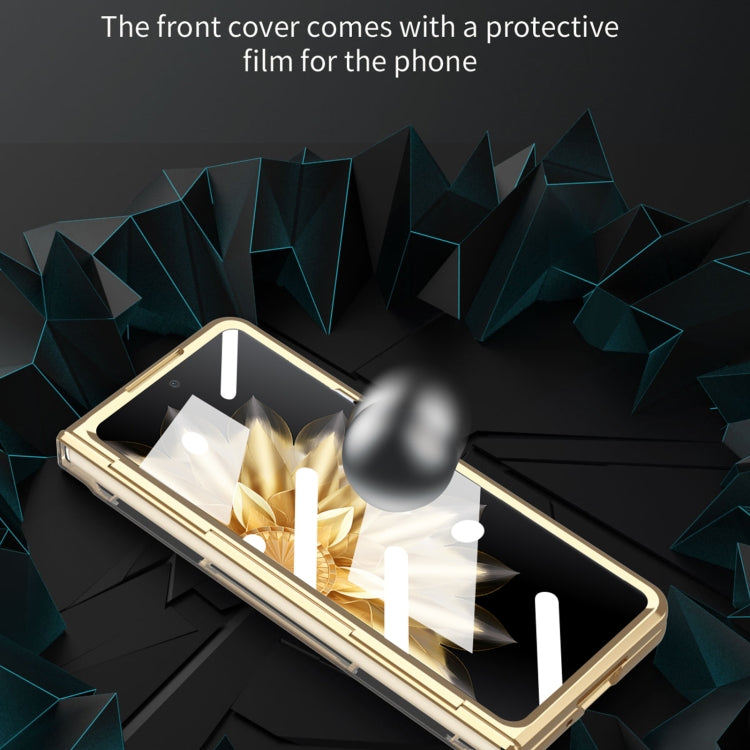 For Honor Magic V2 Phantom Armor Series Integrated Folding Phone Case(Gold) - Honor Cases by PMC TechLife | Online Shopping South Africa | PMC TechLife