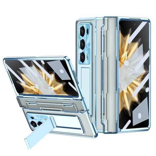 For Honor Magic V2 Phantom Armor Series Integrated Folding Phone Case(Blue) - Honor Cases by PMC Jewellery | Online Shopping South Africa | PMC Jewellery | Buy Now Pay Later Mobicred