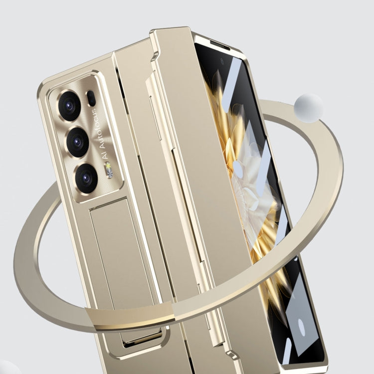 For Honor Magic V2 Integrated Folding Phone Case with Hinge(Blue) - Honor Cases by PMC TechLife | Online Shopping South Africa | PMC TechLife | Buy Now Pay Later Mobicred