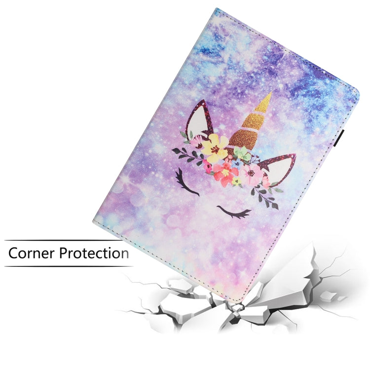 For Amazon Kindle Fire HD 10 2021 Sewing Litchi Texture Smart Leather Tablet Case(Smiling Face) - free shipping - PMC TechLife - Order now!
