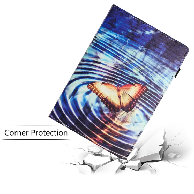 For Amazon Kindle Fire HD 10 2021 Sewing Litchi Texture Smart Leather Tablet Case(Butterfly) - Amazon by PMC TechLife | Online Shopping South Africa | PMC TechLife | Buy Now Pay Later Mobicred