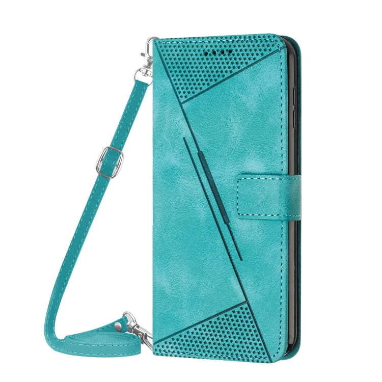 For vivo S18 / S18 Pro Dream Triangle Leather Phone Case with Lanyard(Green) - S18 Cases by PMC TechLife | Online Shopping South Africa | PMC TechLife | Buy Now Pay Later Mobicred