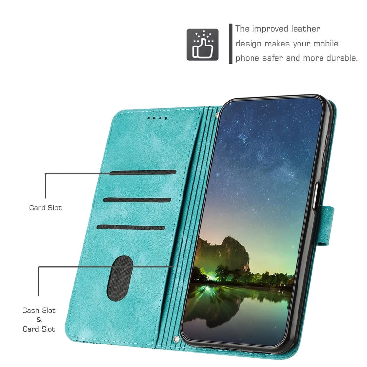 For vivo S18 / S18 Pro Dream Triangle Leather Phone Case with Lanyard(Green) - S18 Cases by PMC TechLife | Online Shopping South Africa | PMC TechLife | Buy Now Pay Later Mobicred