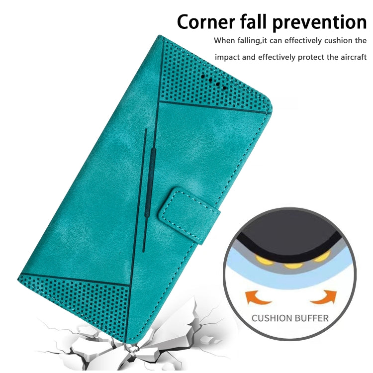 For vivo S18 / S18 Pro Dream Triangle Leather Phone Case with Lanyard(Green) - S18 Cases by PMC TechLife | Online Shopping South Africa | PMC TechLife | Buy Now Pay Later Mobicred