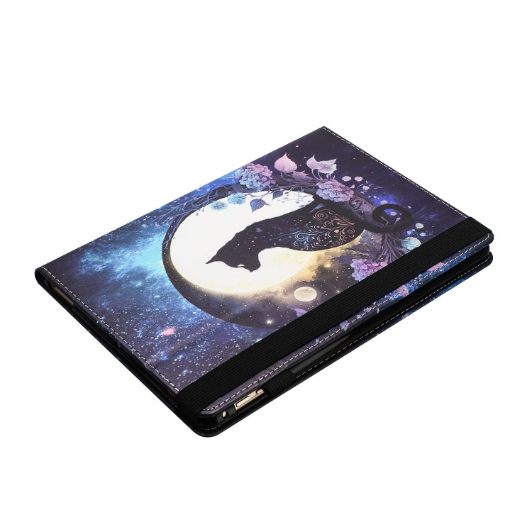 For Lenovo Tab M10 Plus 3rd Gen Sewing Litchi Texture Smart Leather Tablet Case(Cat) - Lenovo by PMC TechLife | Online Shopping South Africa | PMC TechLife | Buy Now Pay Later Mobicred