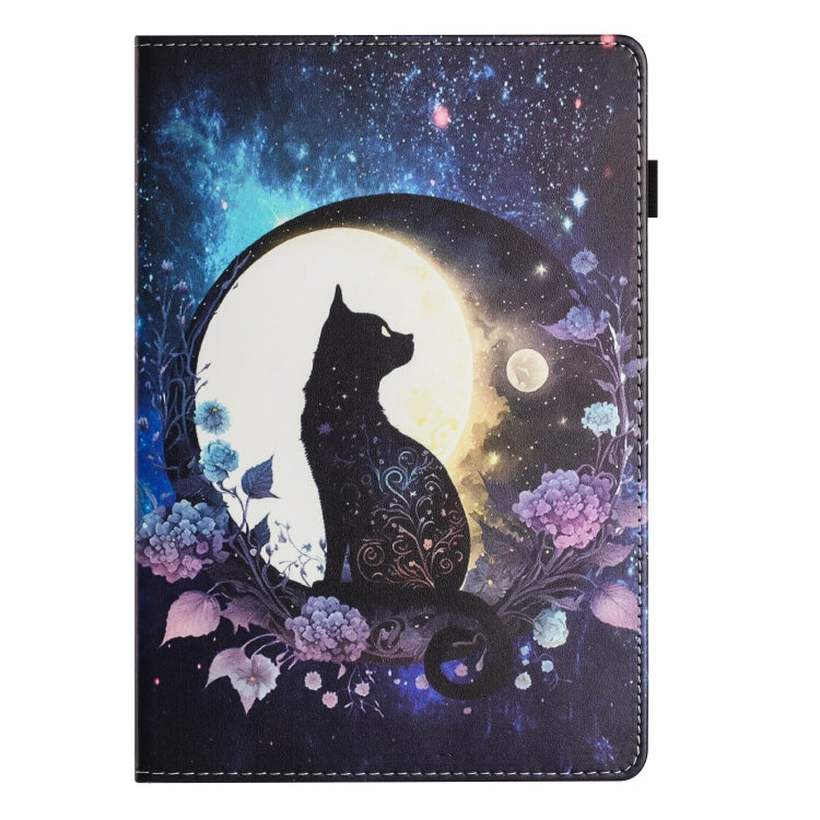 For Lenovo Tab P11 Sewing Litchi Texture Smart Leather Tablet Case(Cat) - Lenovo by PMC TechLife | Online Shopping South Africa | PMC TechLife | Buy Now Pay Later Mobicred