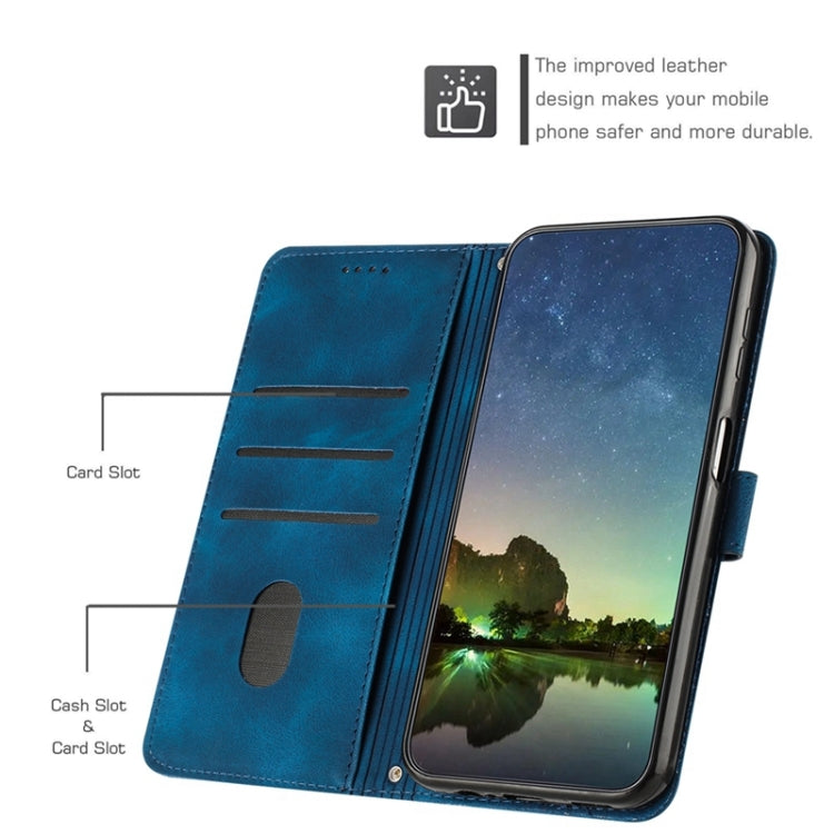 For Xiaomi 12 Pro / 12S Pro Dream Triangle Leather Phone Case with Lanyard(Blue) - Xiaomi Cases by PMC TechLife | Online Shopping South Africa | PMC TechLife