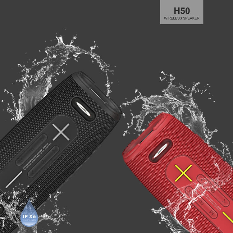 HOPESTAR H50 lPX6 Waterproof Portable Wireless Bluetooth Speaker(Black) - Desktop Speaker by HOPESTAR | Online Shopping South Africa | PMC Jewellery | Buy Now Pay Later Mobicred