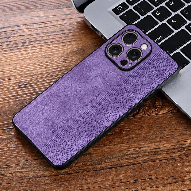 For iPhone 16 Pro Max AZNS 3D Embossed Skin Feel Phone Case(Purple) - iPhone 16 Pro Max Cases by AZNS | Online Shopping South Africa | PMC Jewellery | Buy Now Pay Later Mobicred